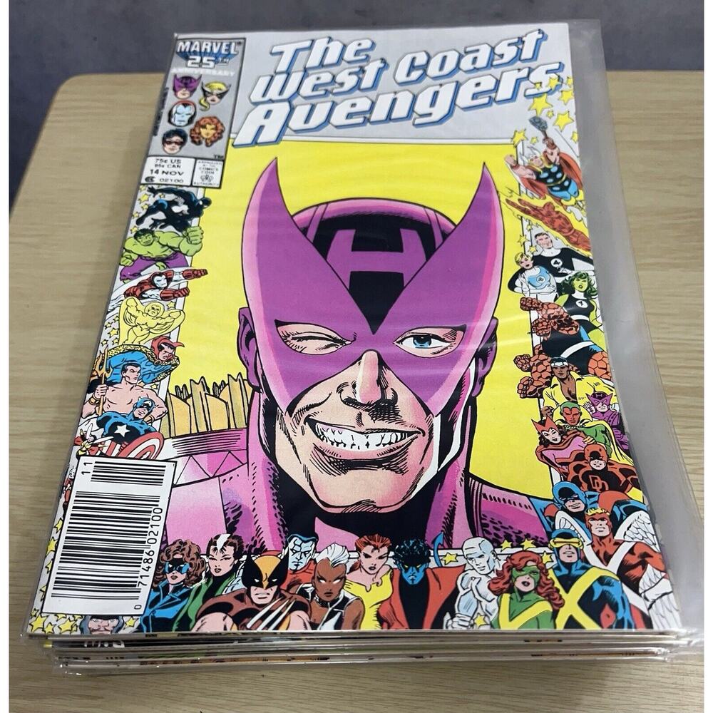 Vintage Avengers West Coast Comic Lot of 19 Marvel 1980s